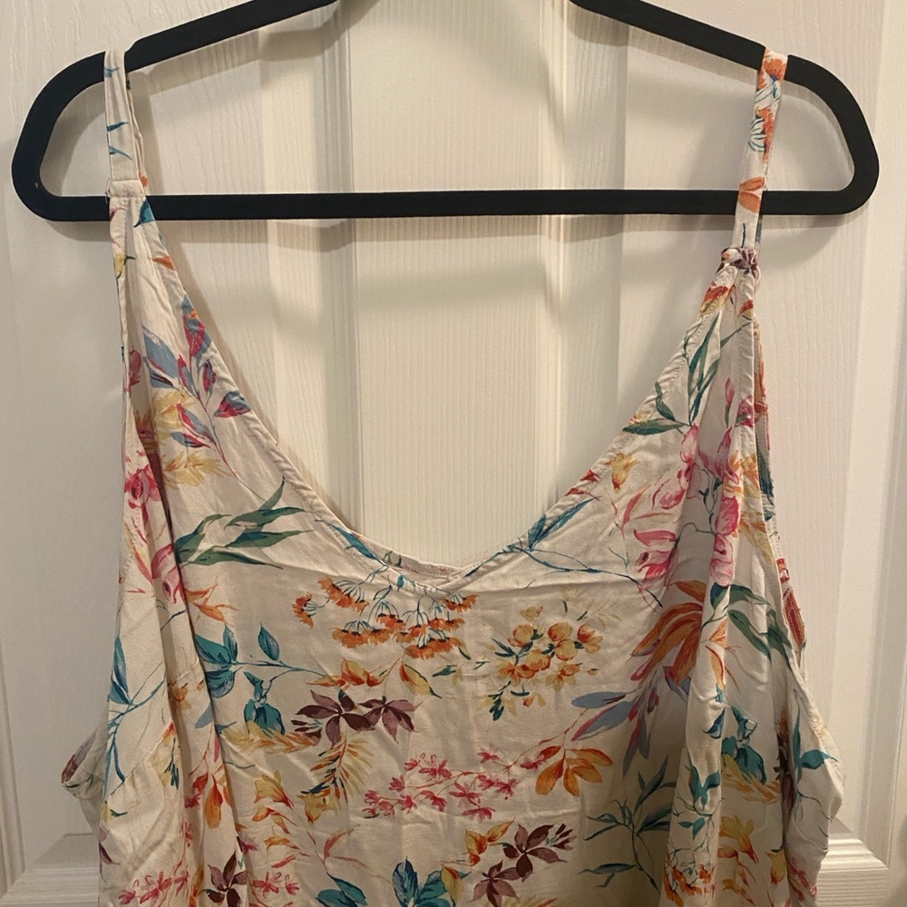 Torrid Cream Asymmetrical Relaxed Camisole